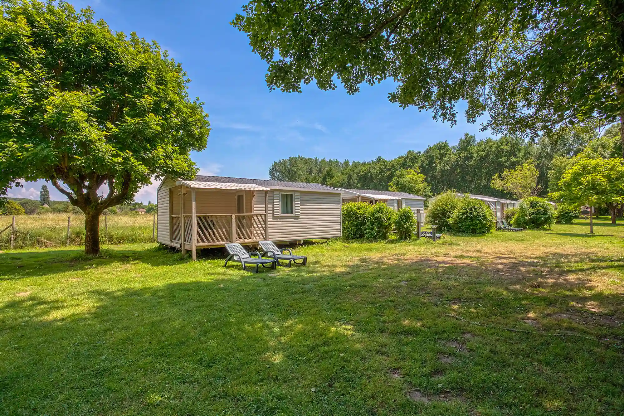 LOGGIA mobil home confort en Dordogne