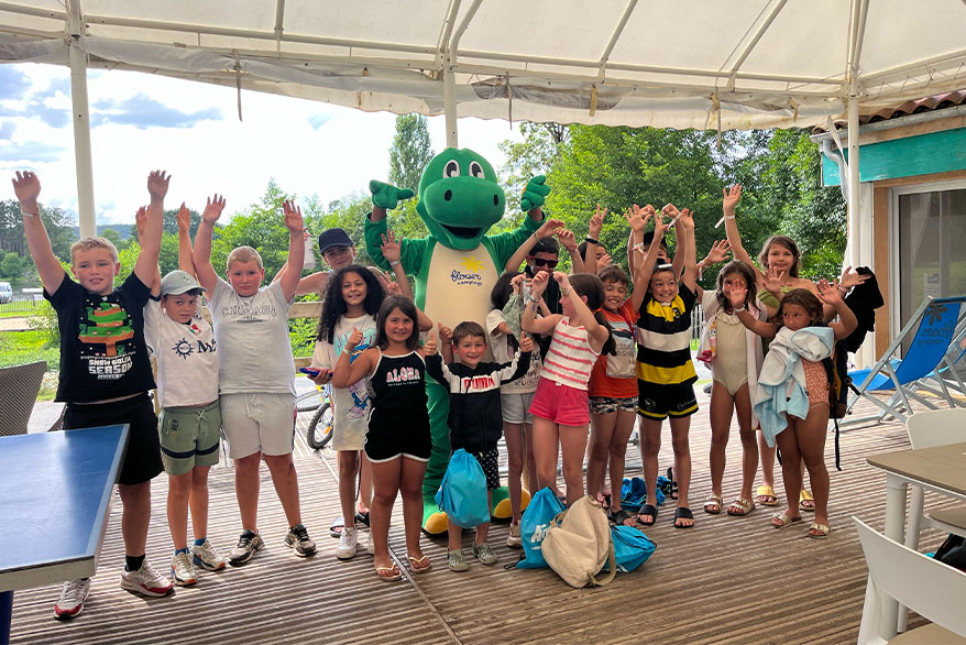 camping avec animateurs enfants dordogne