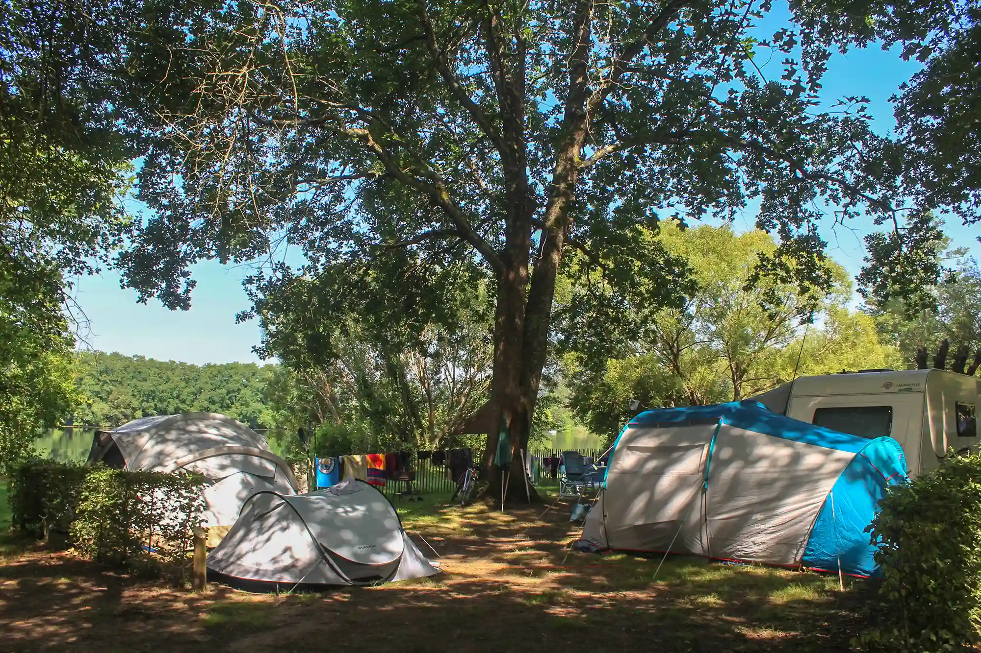 emplacement tente camping DordogneJPG