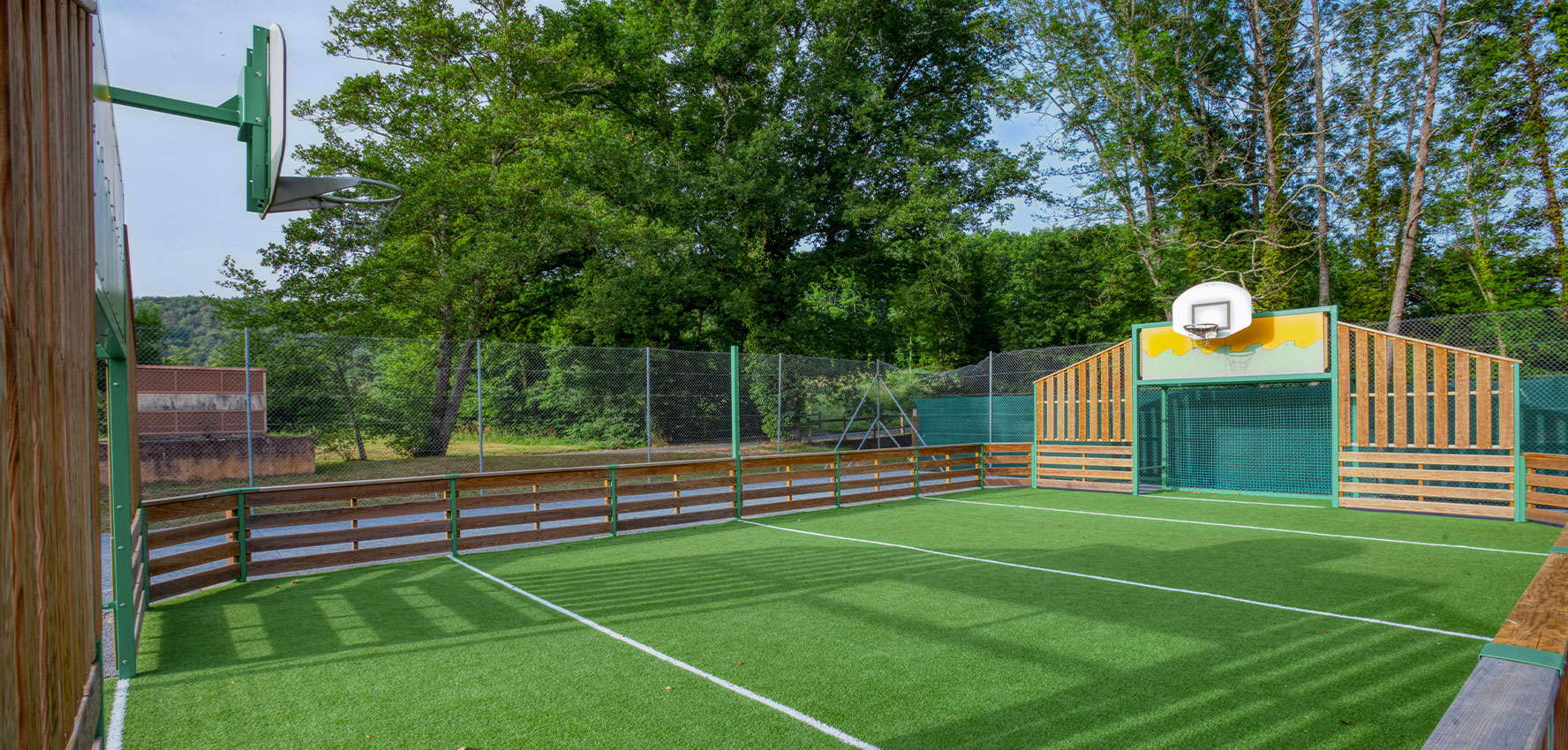 terrain de basket camping dordogne
