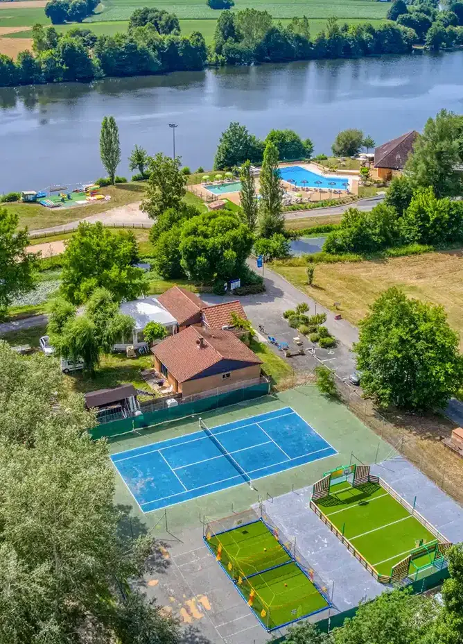 Les Berges de la Dordogne camping en bord de rivière