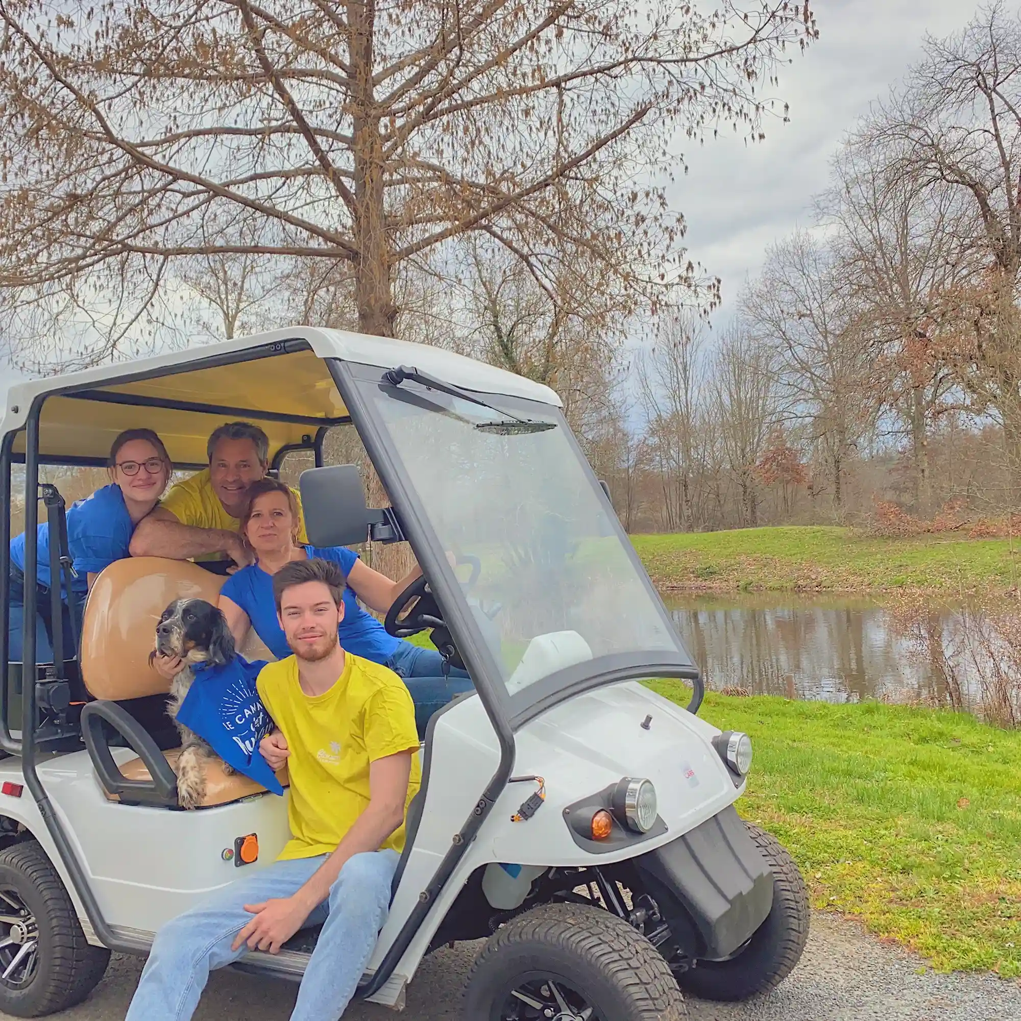 famille proprietaires camping les Berges de la Dordogne